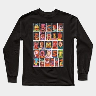 Typefaces Long Sleeve T-Shirt